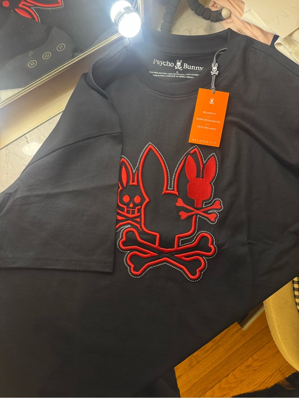 Psycho Bunny Black Short-Sleeve Tee